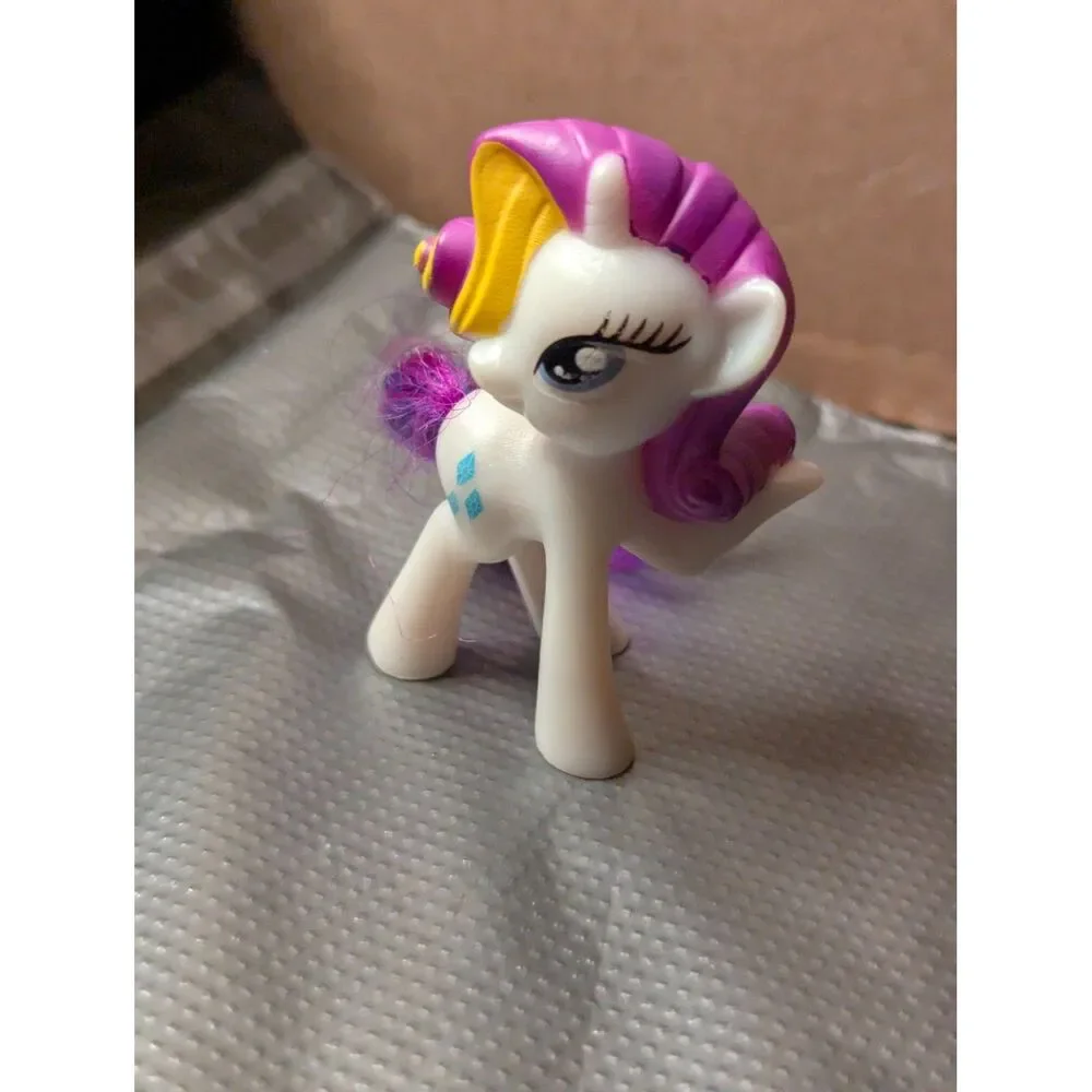 My Little Pony G4 Rarity Unicorn Figure Purple Mane Toy Hasbro
